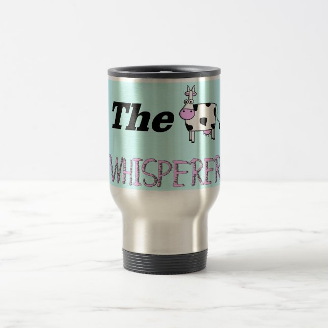 Taza De Viaje Los regalos del Whisperer de la vaca (Centro)