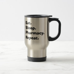 Taza De Viaje Los regalos divertidos del farmacéutico "comen,