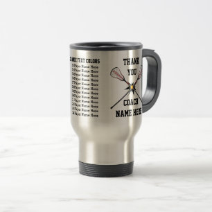 Taza De Viaje Los regalos personalizados para LaCrosse entrenan