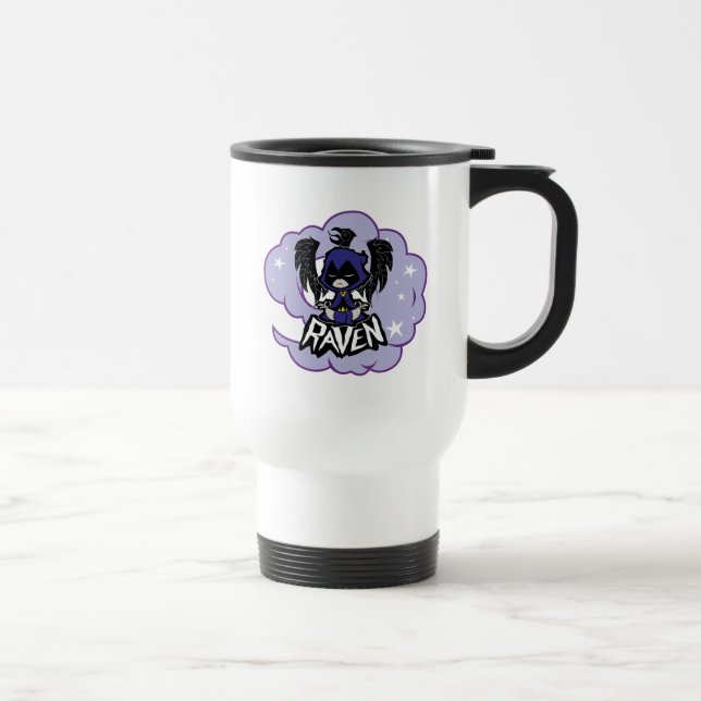 Taza De Viaje ¡Los titanes adolescentes se van! | Ataque Raven (Derecha)