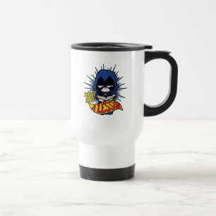 Taza De Viaje ¡Los titanes adolescentes van! El cuervo del  