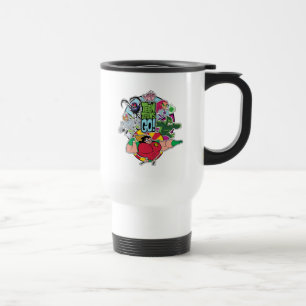 Taza De Viaje ¡Los titanes adolescentes van! gráfico del grupo