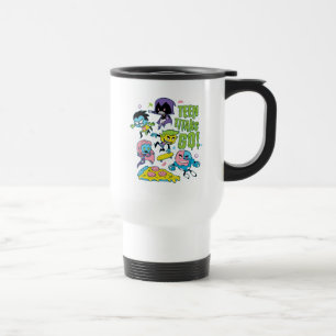 Taza De Viaje ¡Los titanes adolescentes van! gráfico Gnarly de