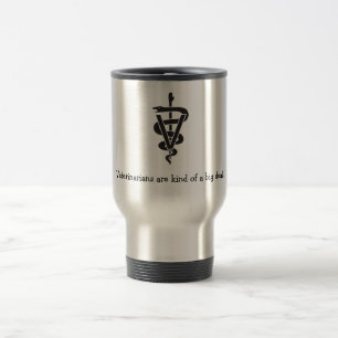 Taza De Viaje "Los veterinarios son un gran problema"