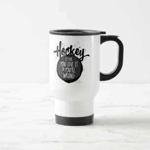 Taza De Viaje Love Hockey Travel Mug