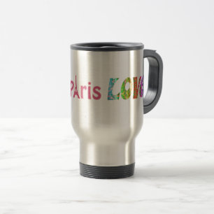 Taza De Viaje Love Paris Travel Mug