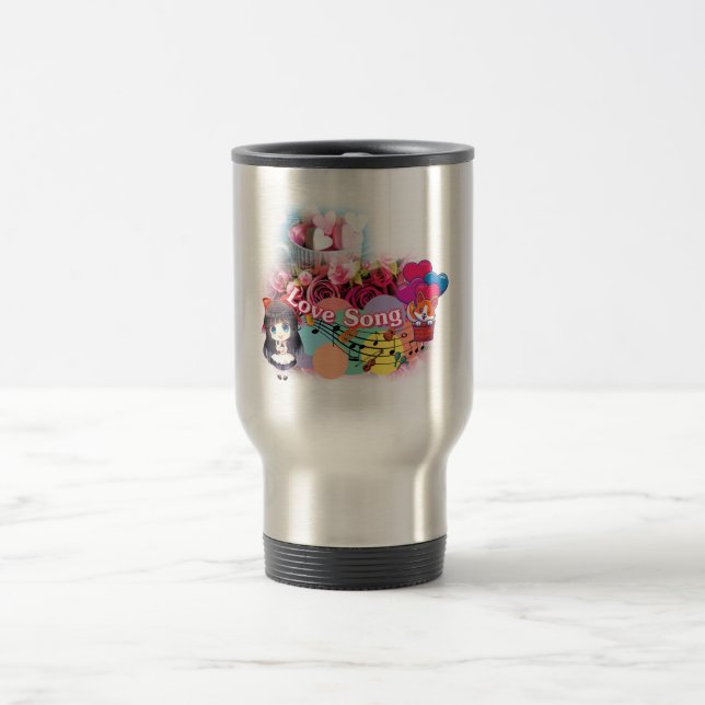 Taza De Viaje Love Song Tumbler (Centro)