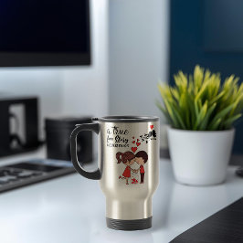 Taza de viaje Love Story