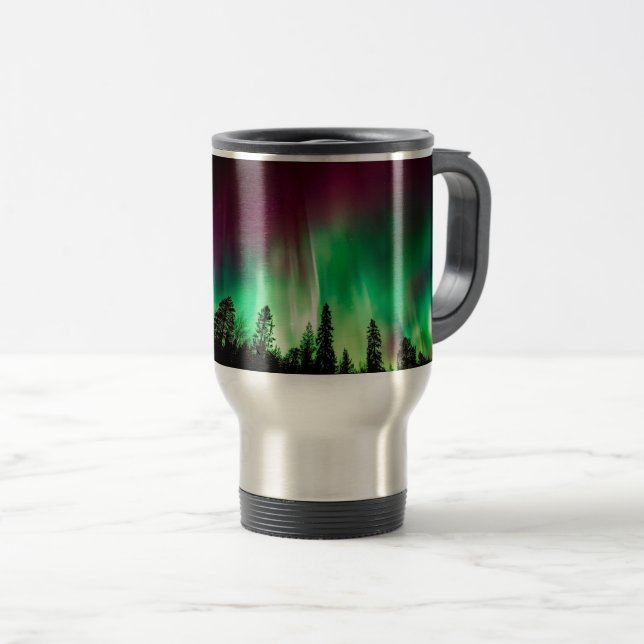 Taza De Viaje Luces boreales de Aurora (Anverso derecho)