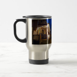 Taza De Viaje Luces de vacaciones y rockeros - Viñetería de Mart