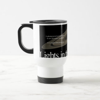 Taza De Viaje Luces en la taza oscura del viaje