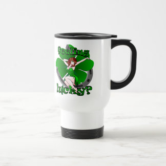 Taza De Viaje Lucky Pinup Travel Mug St Patrick's Day Mug
