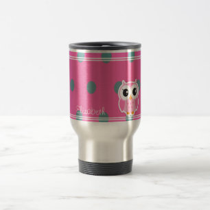 Taza De Viaje Lunares Geniales y Modernos Personalizados con Búh