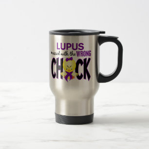 Taza De Viaje Lupus ensuciado con el polluelo incorrecto