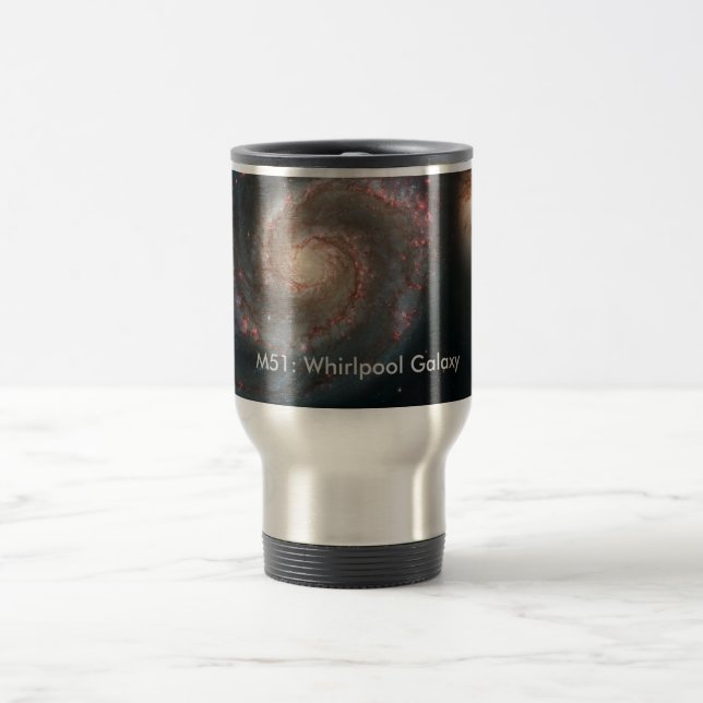 Taza De Viaje M51: Galaxia de Whirlpool (Centro)