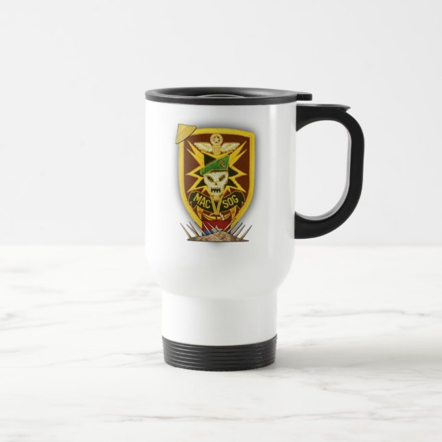 Taza De Viaje MAC V SOG MACV veteranos de guerra (Derecha)