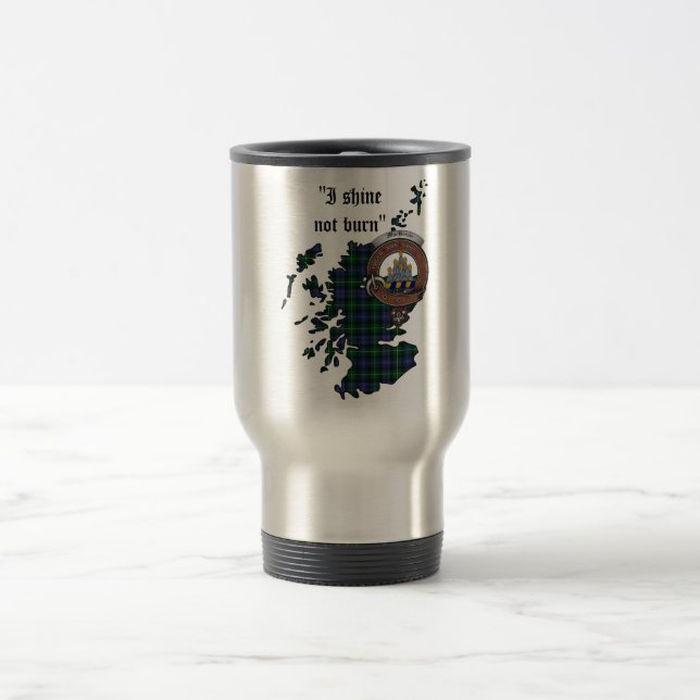 Taza De Viaje MacKenzie Clan Badge Travel Mug (Centro)