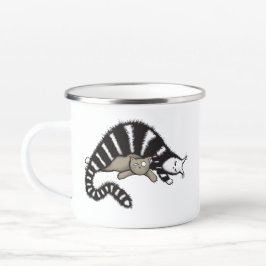 Taza De Viaje Madre de gato protege su gatito lindo