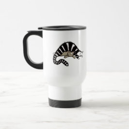 Taza De Viaje Madre de gato protege su gatito lindo