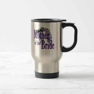 Taza De Viaje Madre de la novia/ Boda de la glicinia