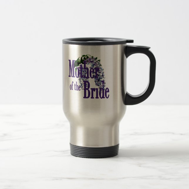 Taza De Viaje Madre de la novia/ Boda de la glicinia (Derecha)