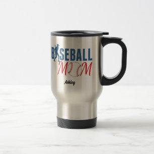 Taza De Viaje Madre del béisbol