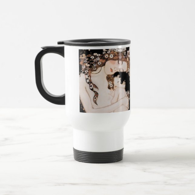 Taza De Viaje Madre y niño Gustavo Klimt (Izquierda)