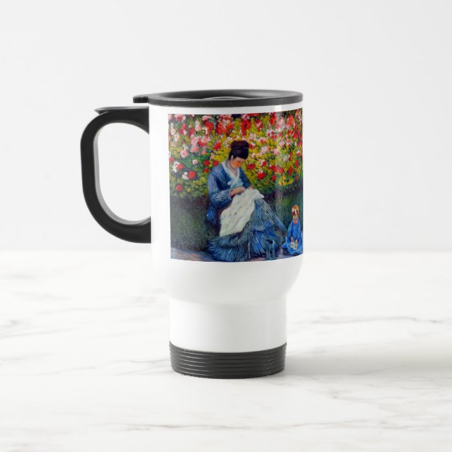 Taza De Viaje Madre y niño monet en el jardín (Izquierda)
