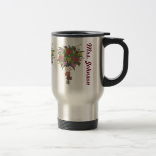Taza De Viaje Maestra de Preescolar Escolar Pequeño Niño Manos B
