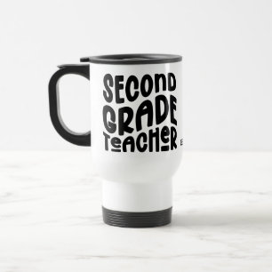 Taza De Viaje Maestra de Segundo Grado Agradecimiento 