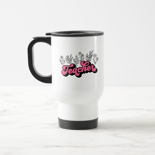 Taza De Viaje Maestra Wildflower Travel Mug (Izquierda)