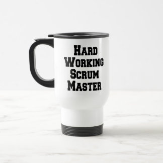 Taza De Viaje Maestro del escudo de trabajo duro