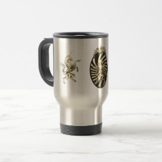 Taza De Viaje Magical Mithical Golden Unicorn
