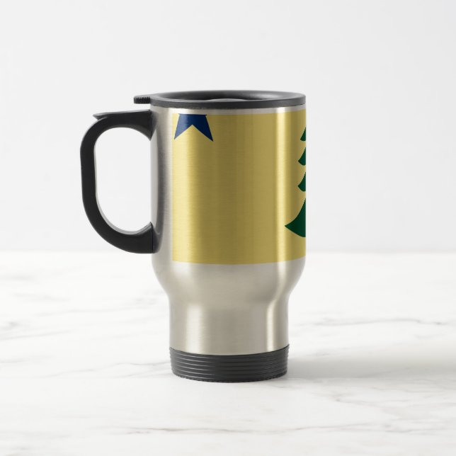 Taza De Viaje Maine 1901 Bandera Estatal (Izquierda)