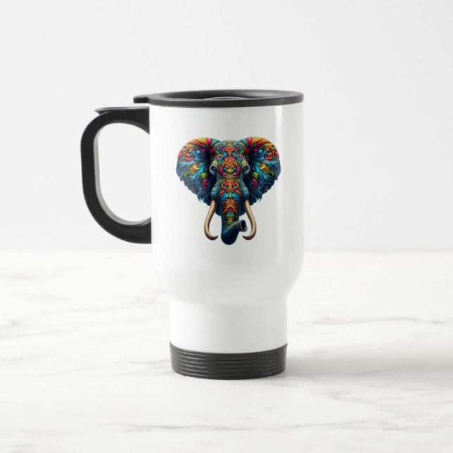 Taza De Viaje Majestuosas playas del Elefante (Izquierda)