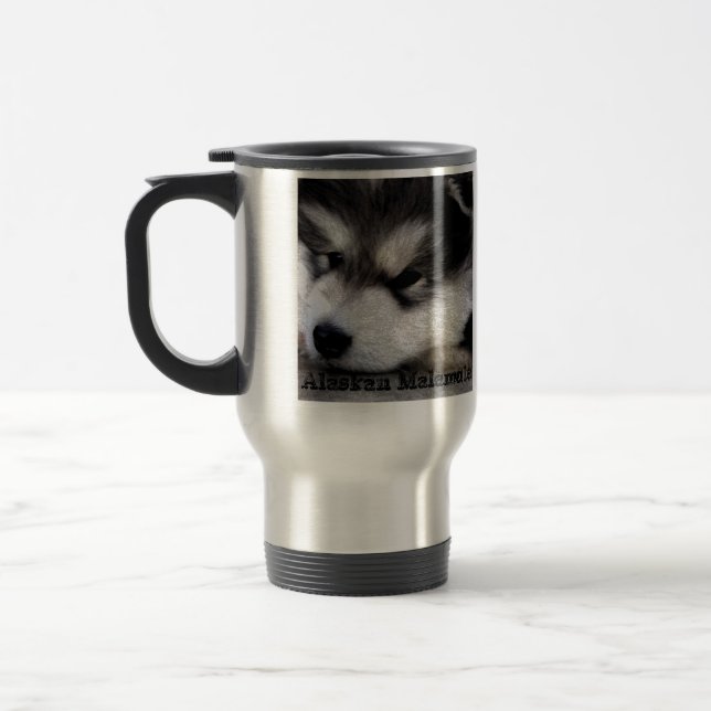 Taza De Viaje Malamute de Alaska (Izquierda)