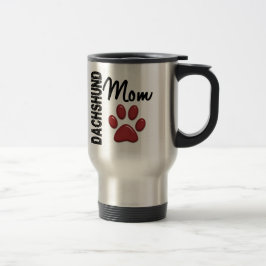 Taza De Viaje Mamá 2 del Dachshund