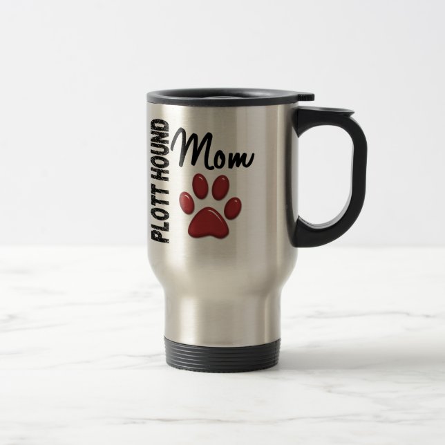 Taza De Viaje Mamá 2 del perro de Plott (Derecha)