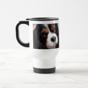 Taza De Viaje Mamá arrogante del perro de aguas de rey Charles