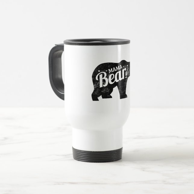 Taza De Viaje Mamá Bear Coffee Travel Mug (Anverso izquierdo)