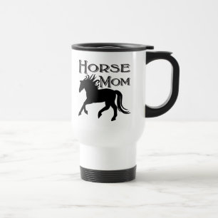 Taza De Viaje Mamá de caballo, jinete, rodeo, vaquero pony de gr