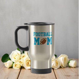 Taza De Viaje Mamá de fútbol americano
