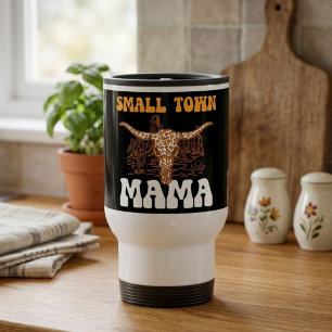 Taza De Viaje Mamá de Pueblo Pequeño   Día de la Madre Occidenta
