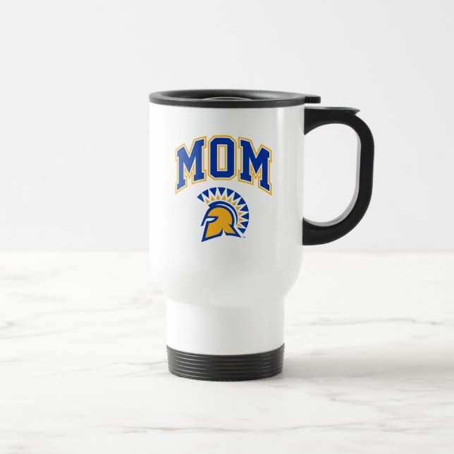 Taza De Viaje Mamá de Spartans del estado de San Jose (Derecha)