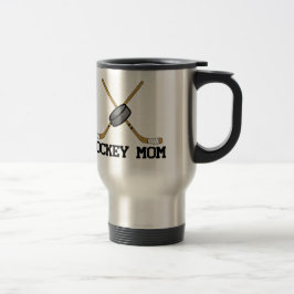 Taza De Viaje Mamá del hockey