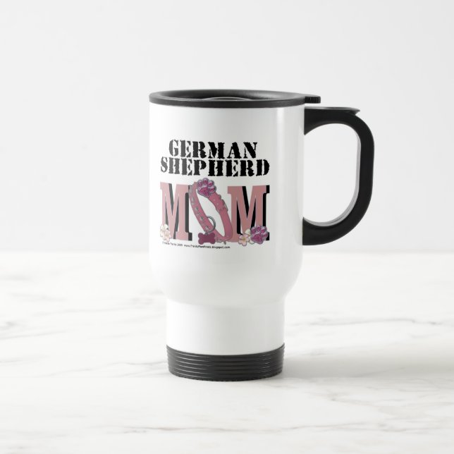 Taza De Viaje MAMÁ del pastor alemán (Derecha)