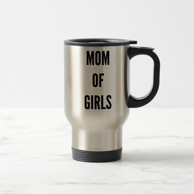 Taza De Viaje Mamá divertida del navidad de chicas (Derecha)