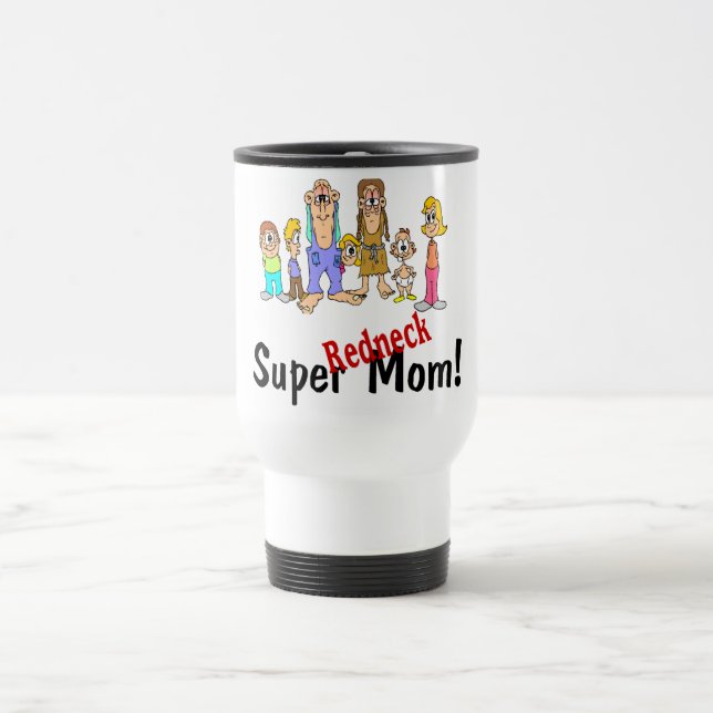 Taza De Viaje Mamá estupenda del campesino sureño (Centro)