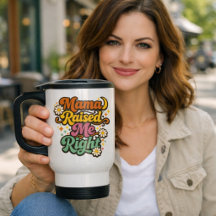 Mama Me Crió Bien – Tipografía Retro Groovy