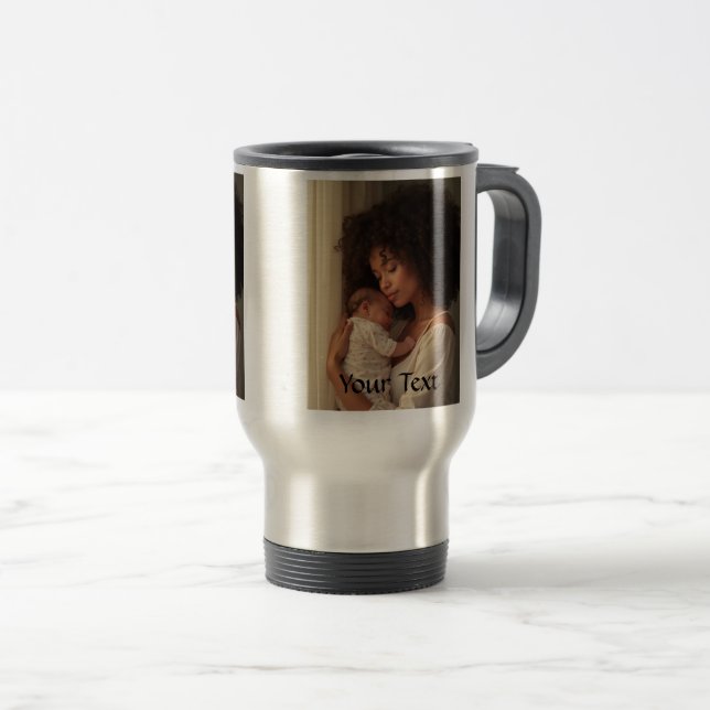 Taza De Viaje Mamá y bebé personalizadas (Anverso derecho)